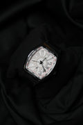 Luxury Square Dial Watch – White Face Statement Edition