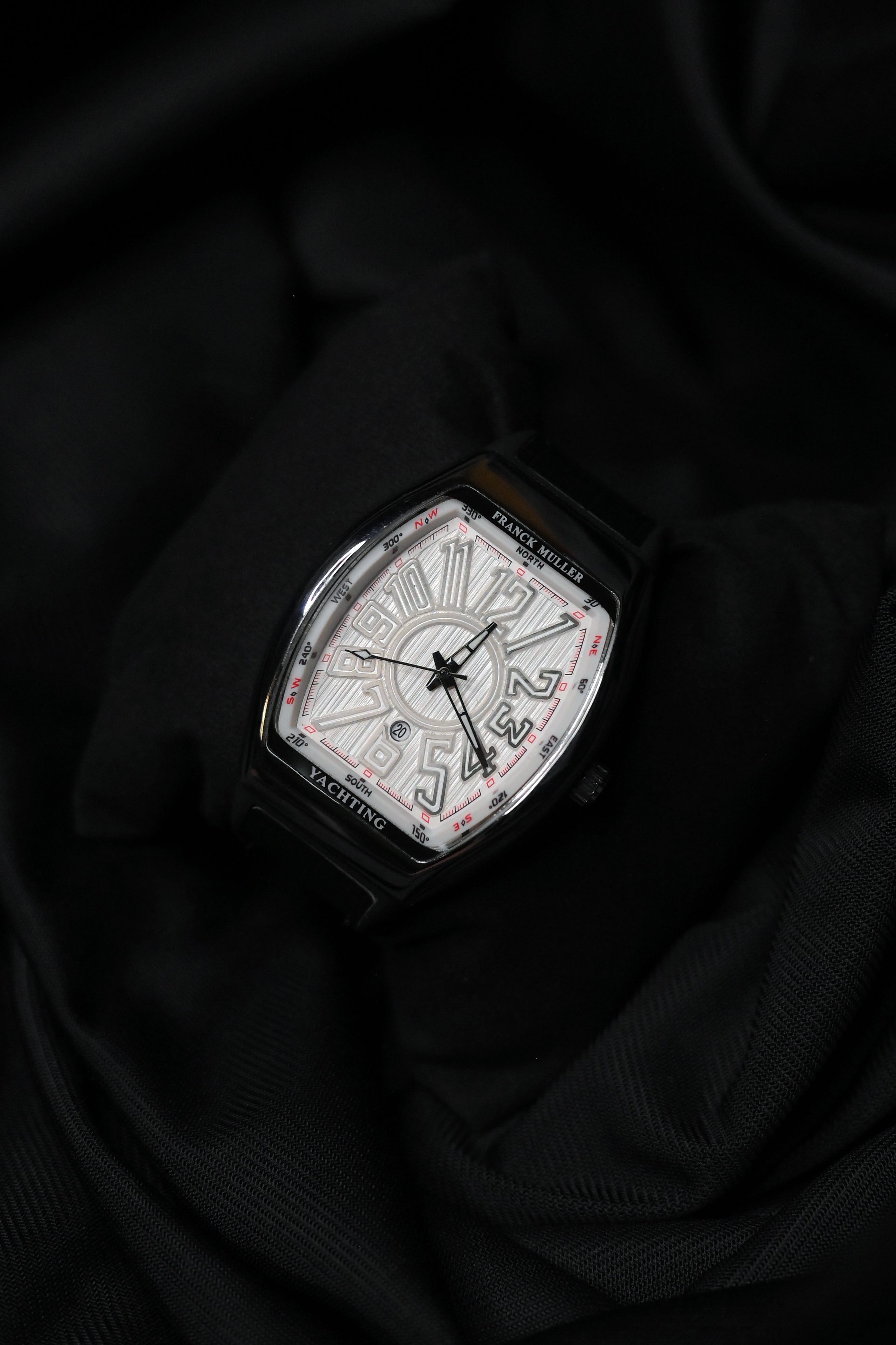 Luxury Square Dial Watch – White Face Statement Edition
